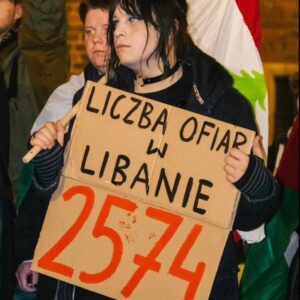 Cicha demonstracja ku pamięci ofiar ludobójstwa w Gazie