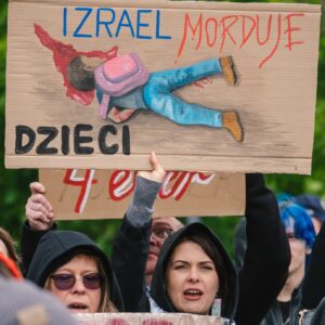 Nakba trwa. Marsz przeciwko ludobójstwu. Fotogarfia: Konrad Zurawowicz