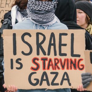 Nakba trwa. Marsz przeciwko ludobójstwu. Fotogarfia: Konrad Zurawowicz