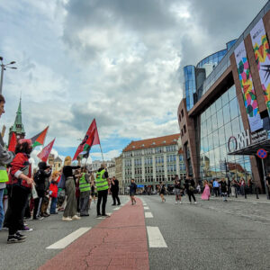 Protest przeciwko współpracy Festiwalu Nowe Horyzonty z BNP Paribas