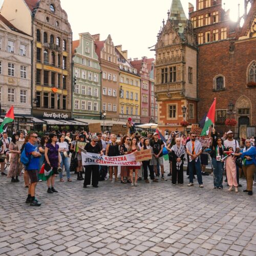 Przestańcie głodzić Gazę! - Foto: Konrad Zurawowicz