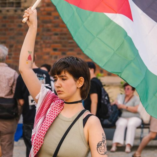 Przestańcie głodzić Gazę! - Foto: Konrad Zurawowicz