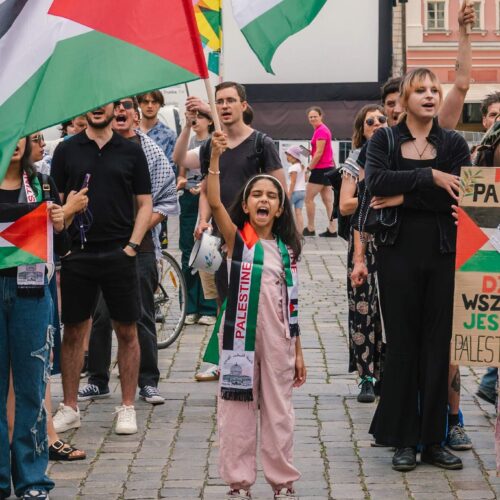 Przestańcie głodzić Gazę! - Foto: Konrad Zurawowicz