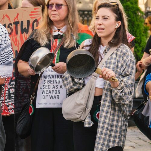 Przestańcie głodzić Gazę! - Foto: Konrad Zurawowicz