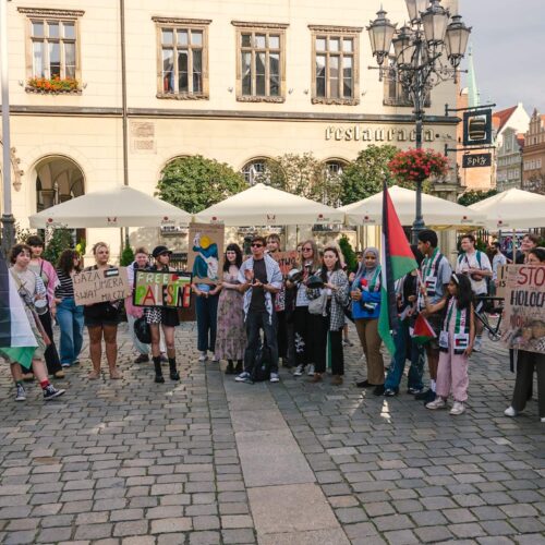Przestańcie głodzić Gazę! - Foto: Konrad Zurawowicz