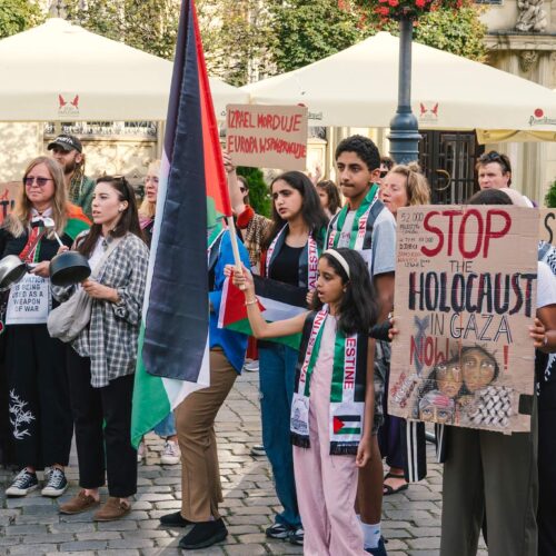 Przestańcie głodzić Gazę! - Foto: Konrad Zurawowicz