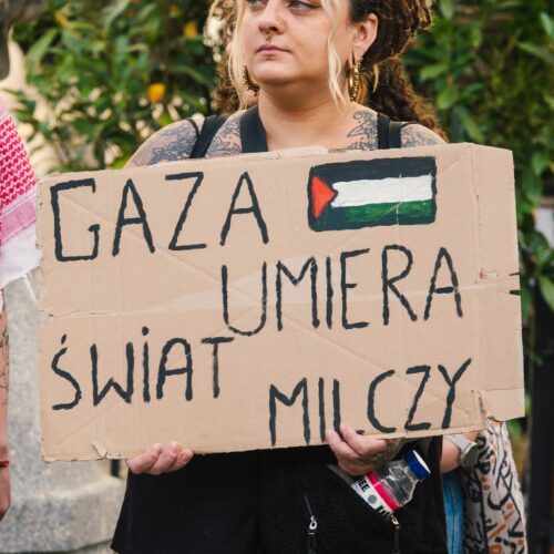 Przestańcie głodzić Gazę! - Foto: Konrad Zurawowicz